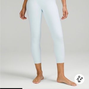 Lululemon Align 25” high rise pant. Powder Blue Size 6